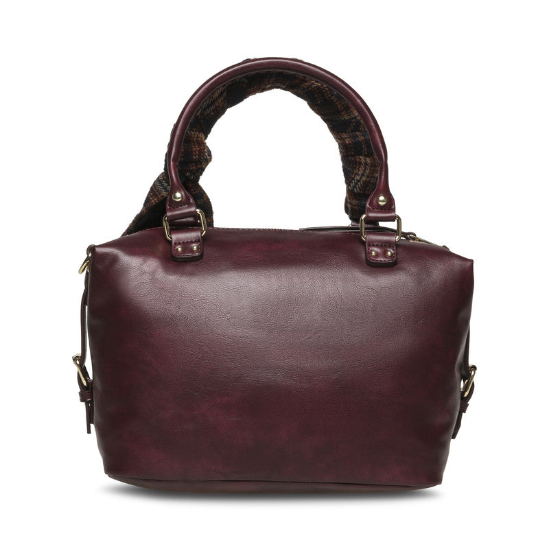 Maroon Women's Satchel Bag - view 3