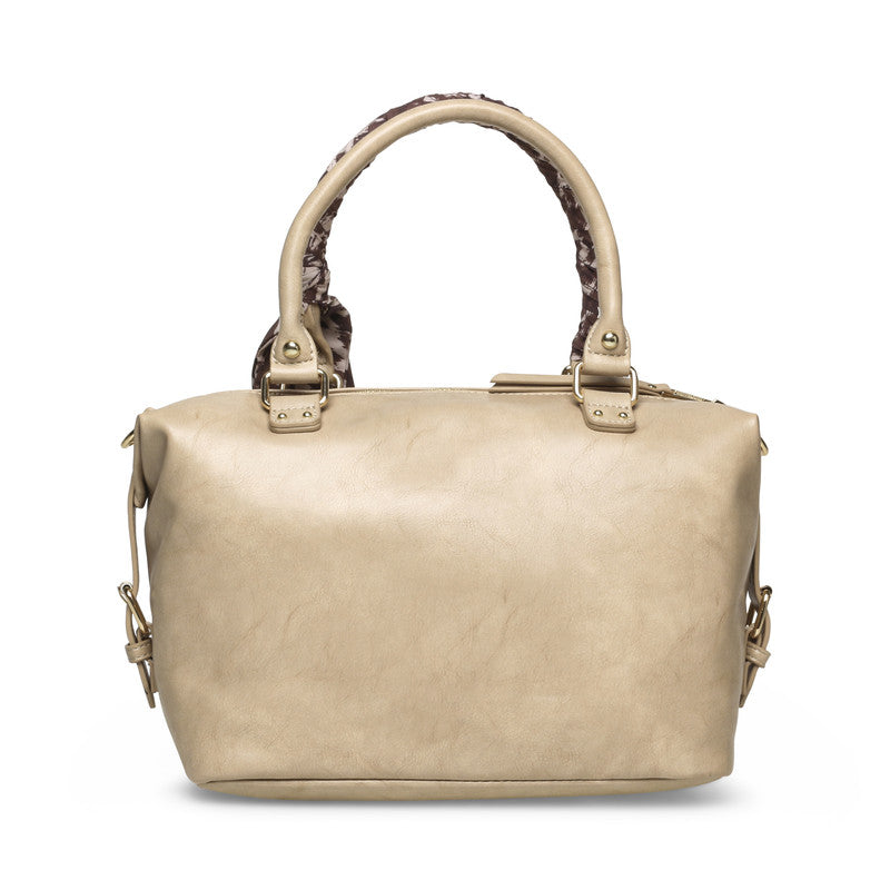 Taupe Women's Satchel Bag - view 3