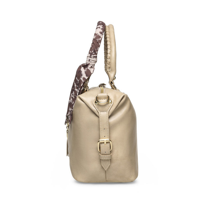 Taupe Women's Satchel Bag - view 2