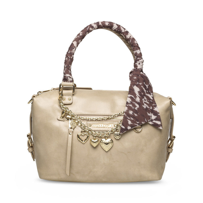 Taupe Women's Satchel Bag