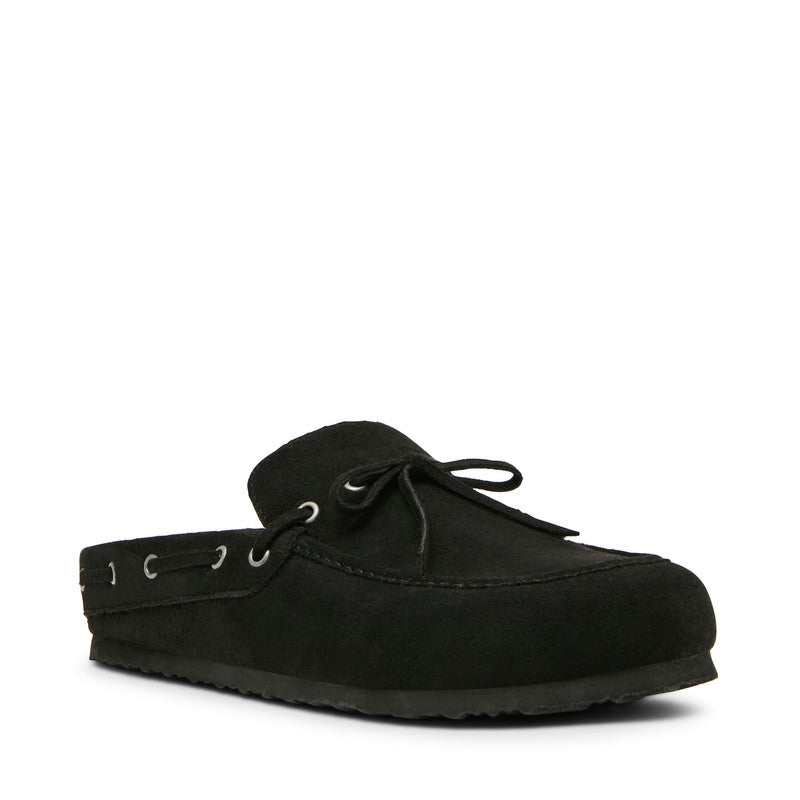 Paisleyy Black Fabric Flats Sandals – Steve Madden
