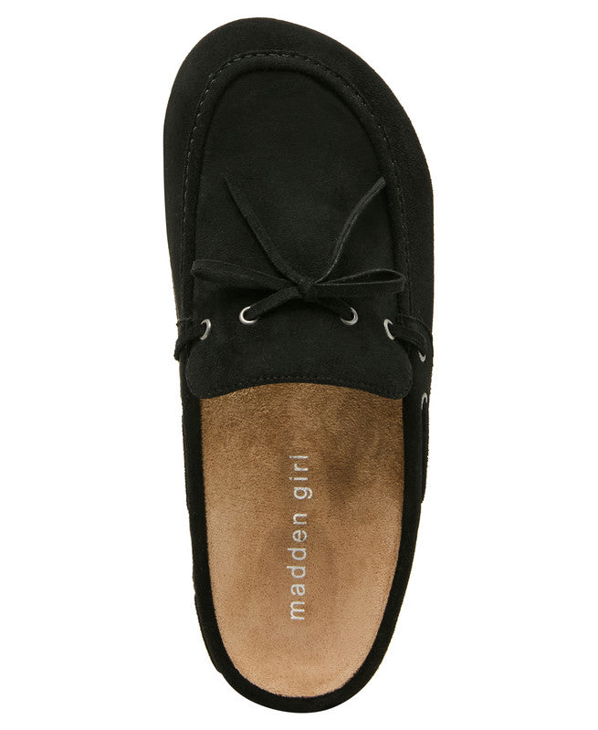 Paisleyy Black Fabric Flats Sandals – Steve Madden, view 4