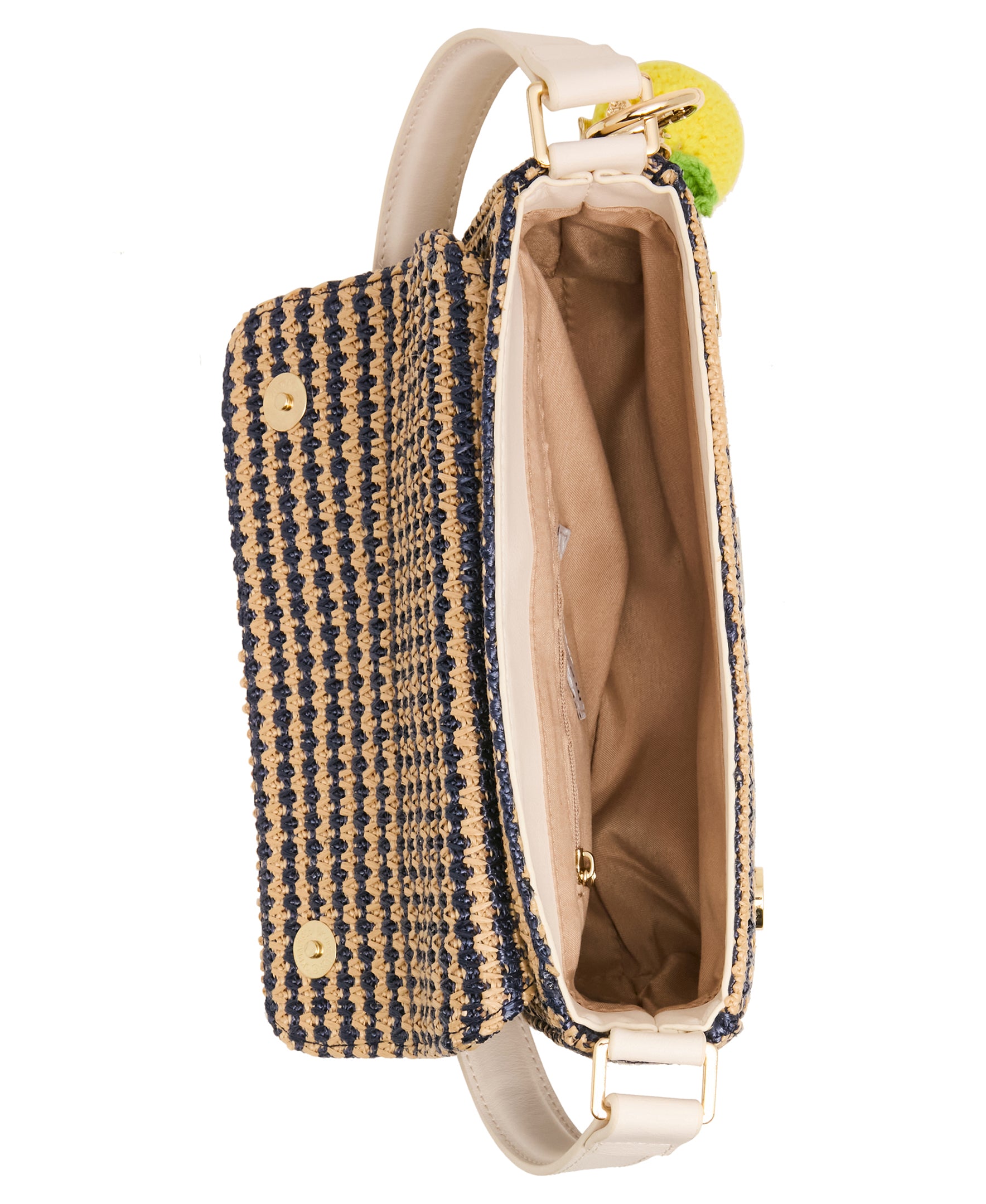 Navy Stripe Women's Shoulder Bag - view 6