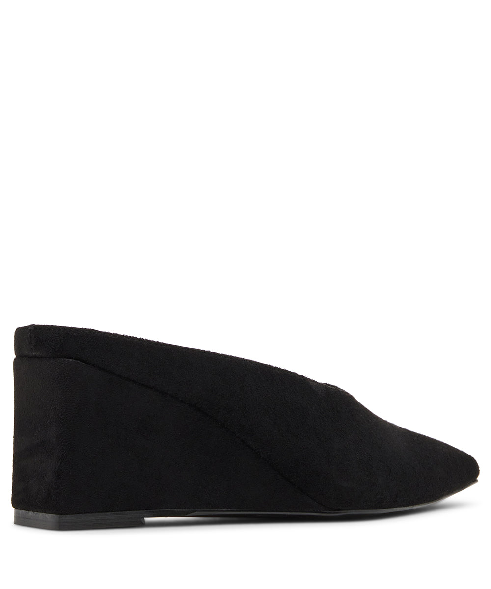 Steve Madden Carousel Women's Black Flat Sandals - opposite side profile - view 2