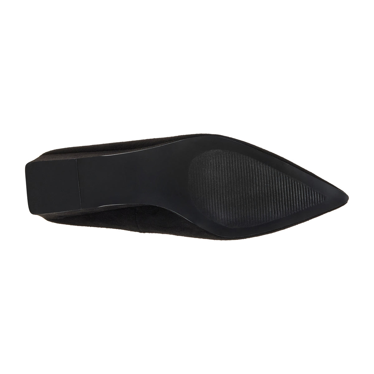 Steve Madden Carousel Women's Black Flat Sandals - outsole view