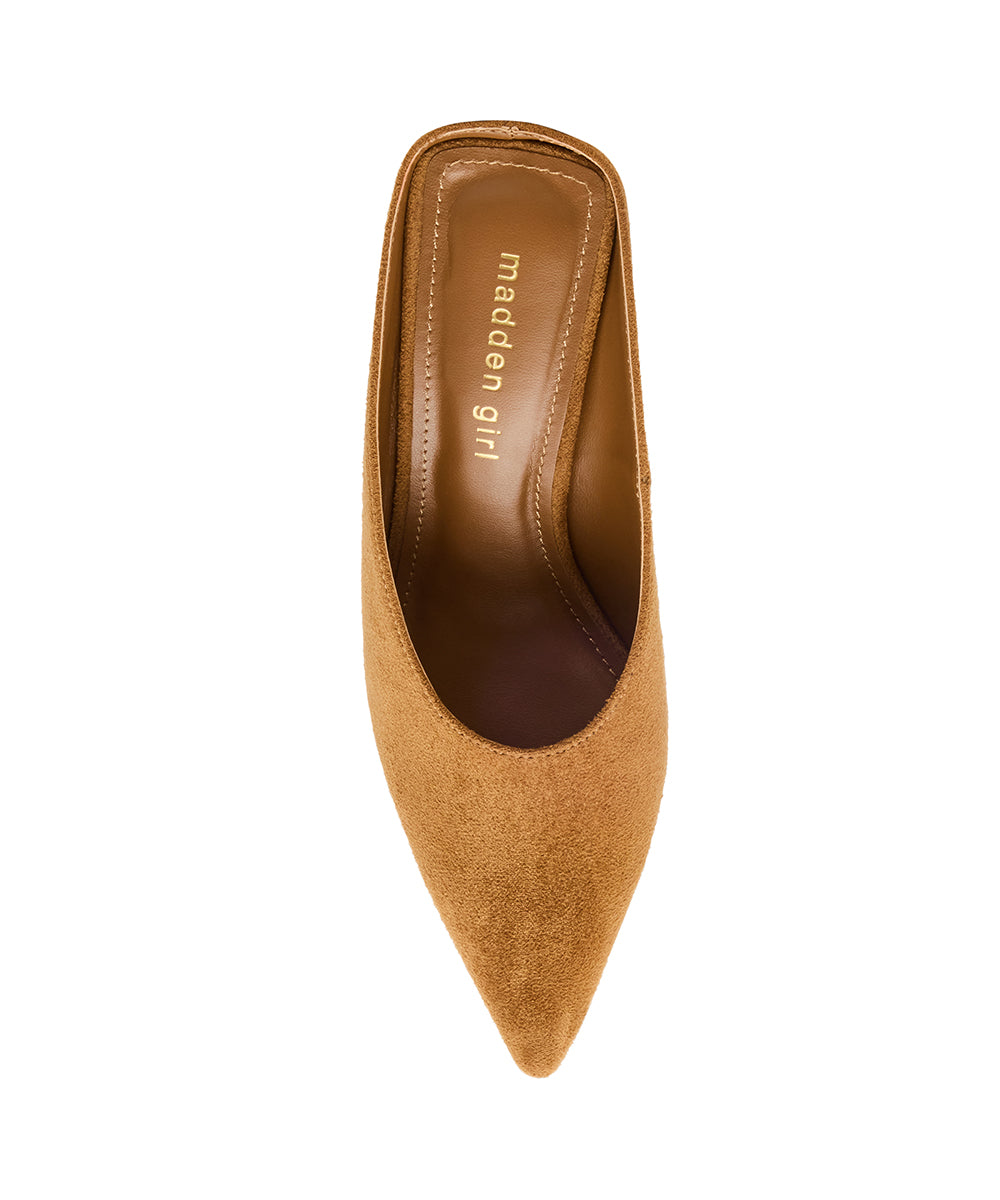 Steve Madden Carousel Women's Camel Flat Sandals - top view