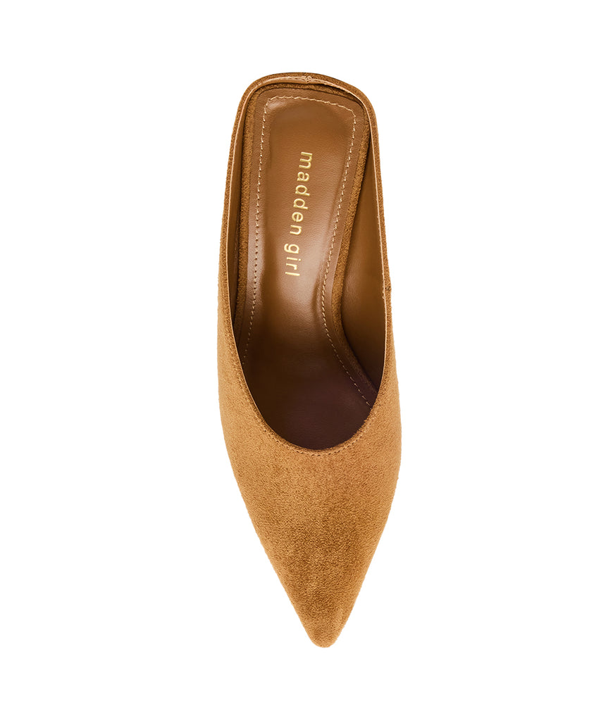 Steve Madden Carousel Women's Camel Flat Sandals - top view