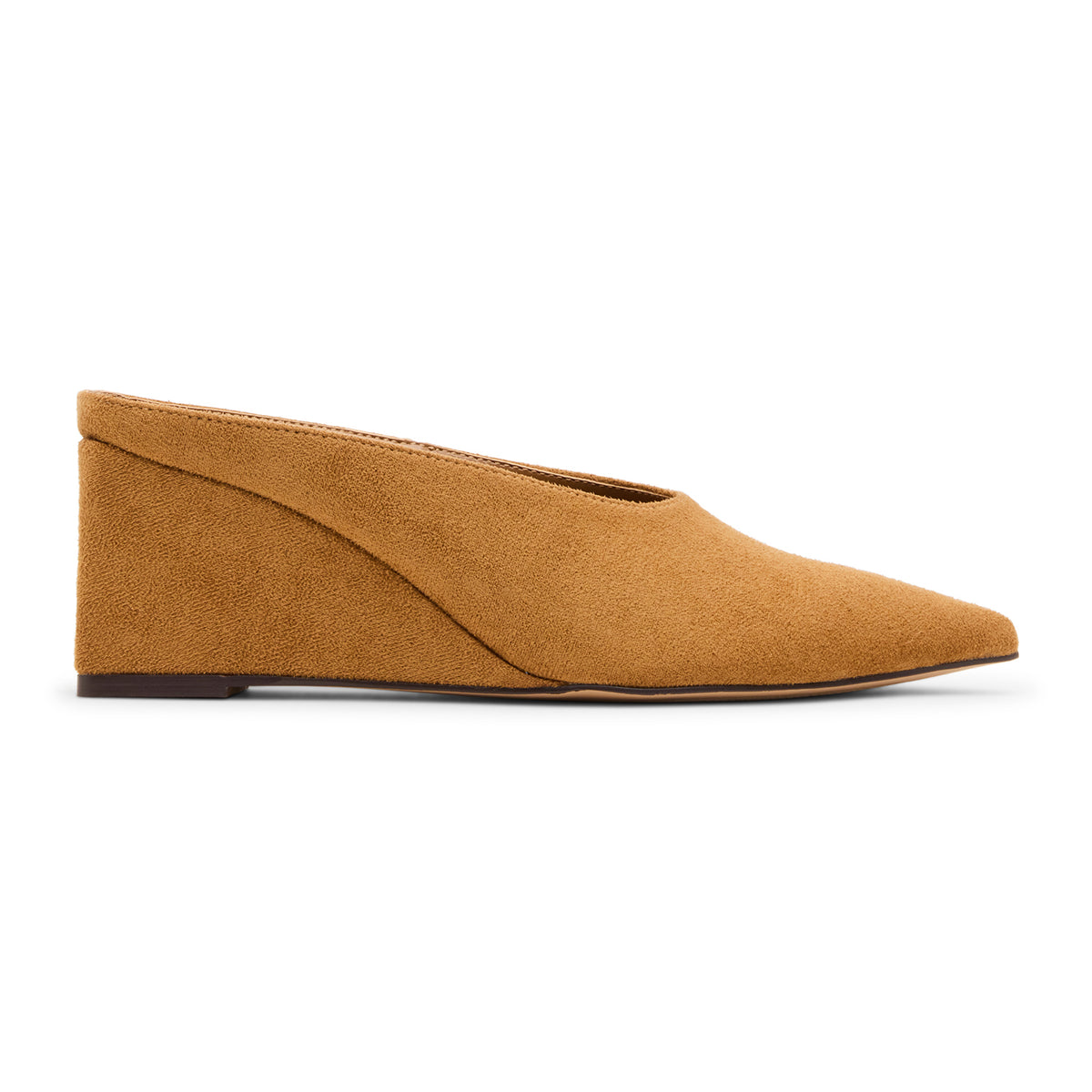 Steve Madden Carousel Women's Camel Flat Sandals - opposite side profile - view 2