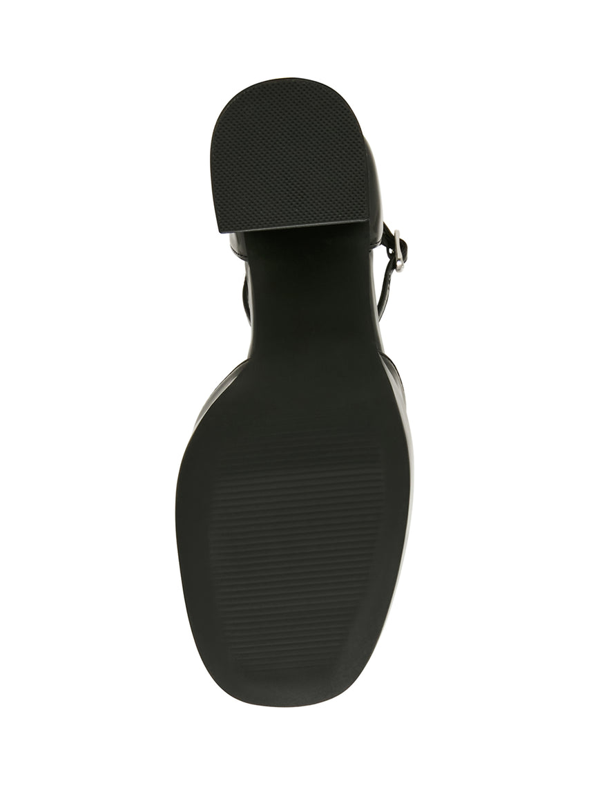 Steve Madden Desiire Women's Black Heeled Sandals - outsole view