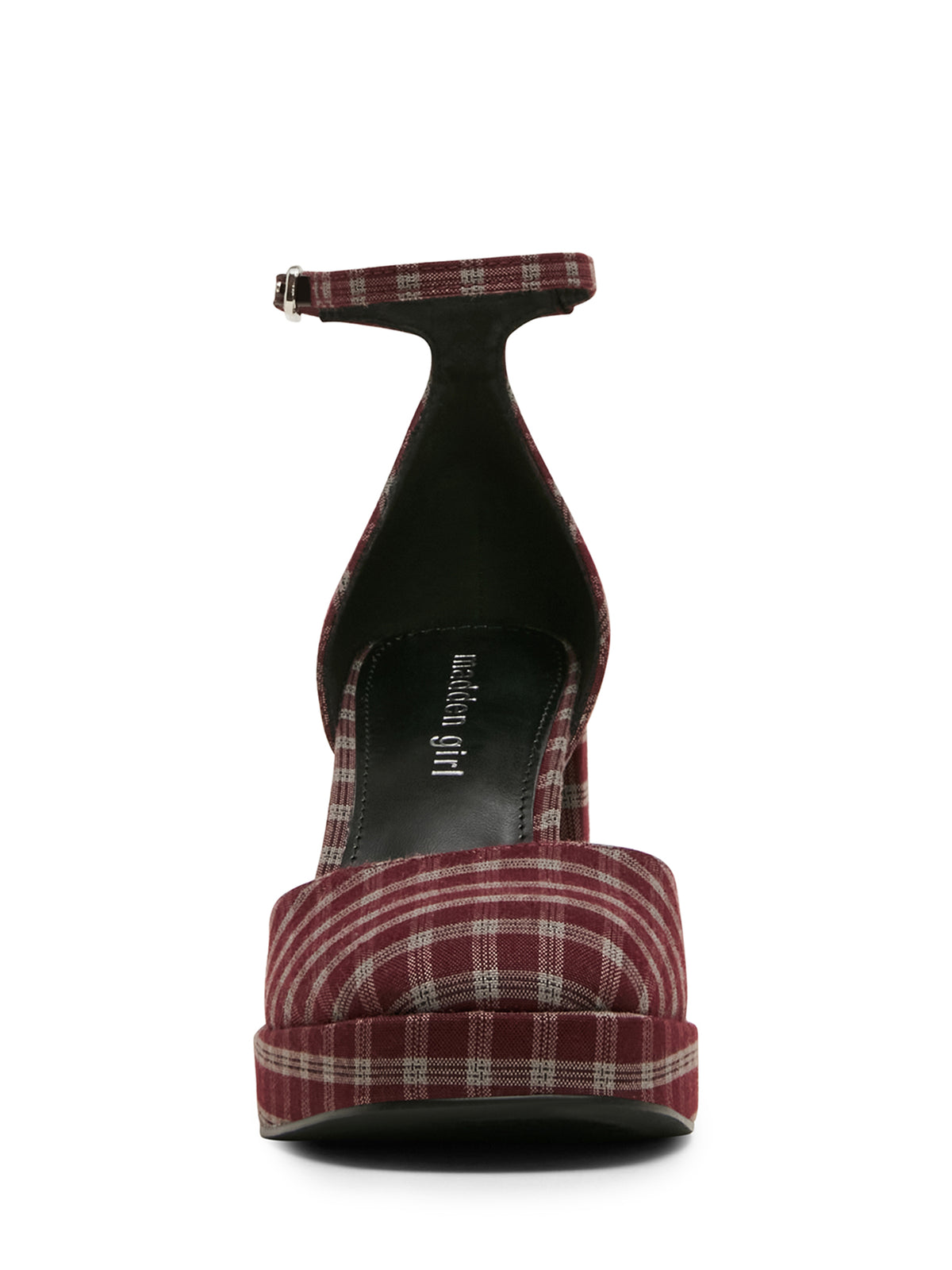 Steve Madden Desiire Women's Burgundy Heeled Sandals - front view