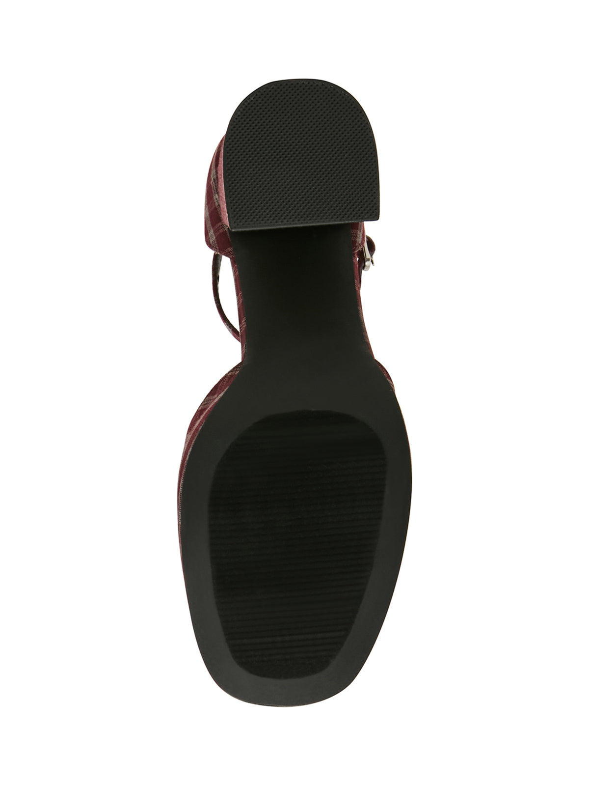 Steve Madden Desiire Women's Burgundy Heeled Sandals - outsole view