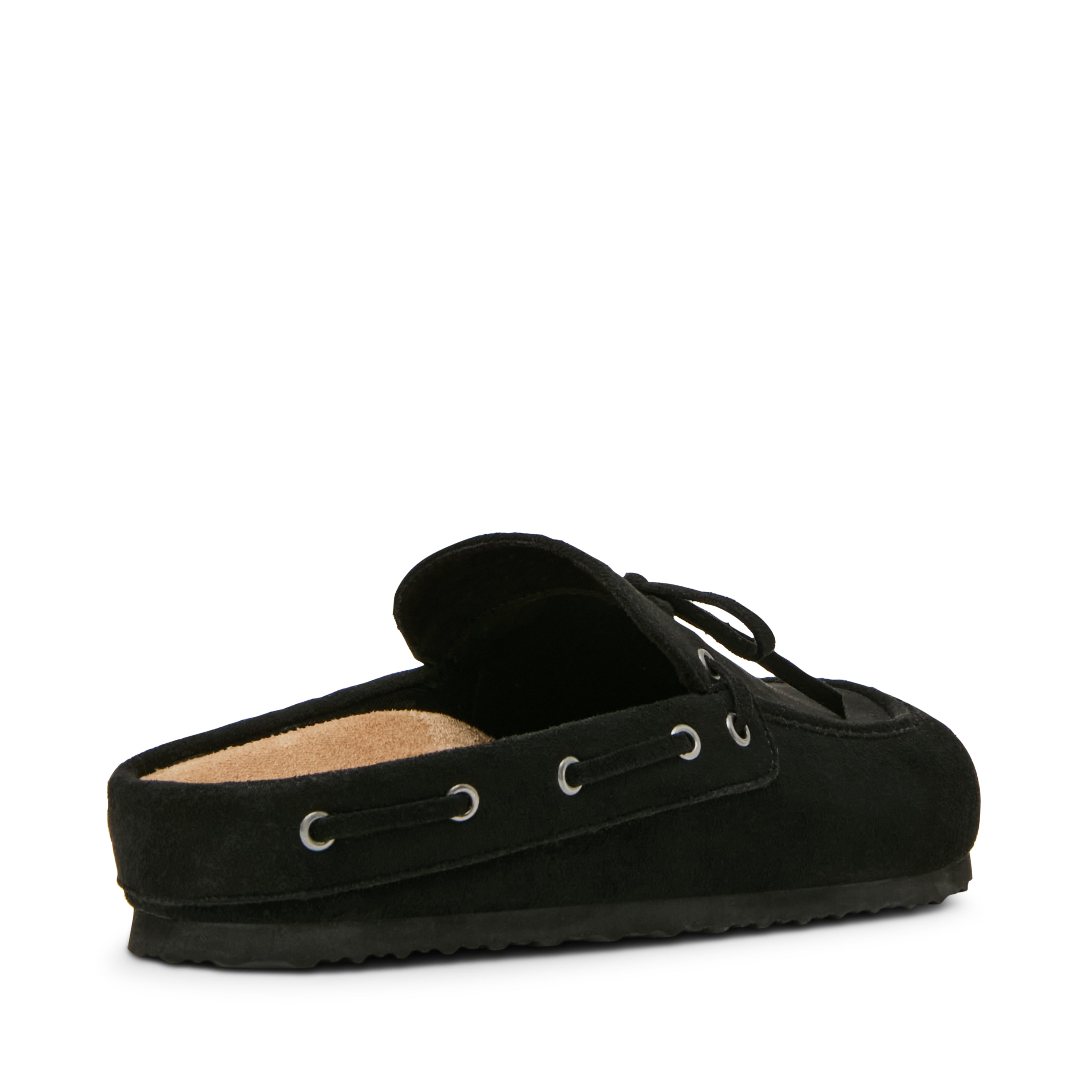 Paisleyy Black Fabric Flats Sandals - view 6