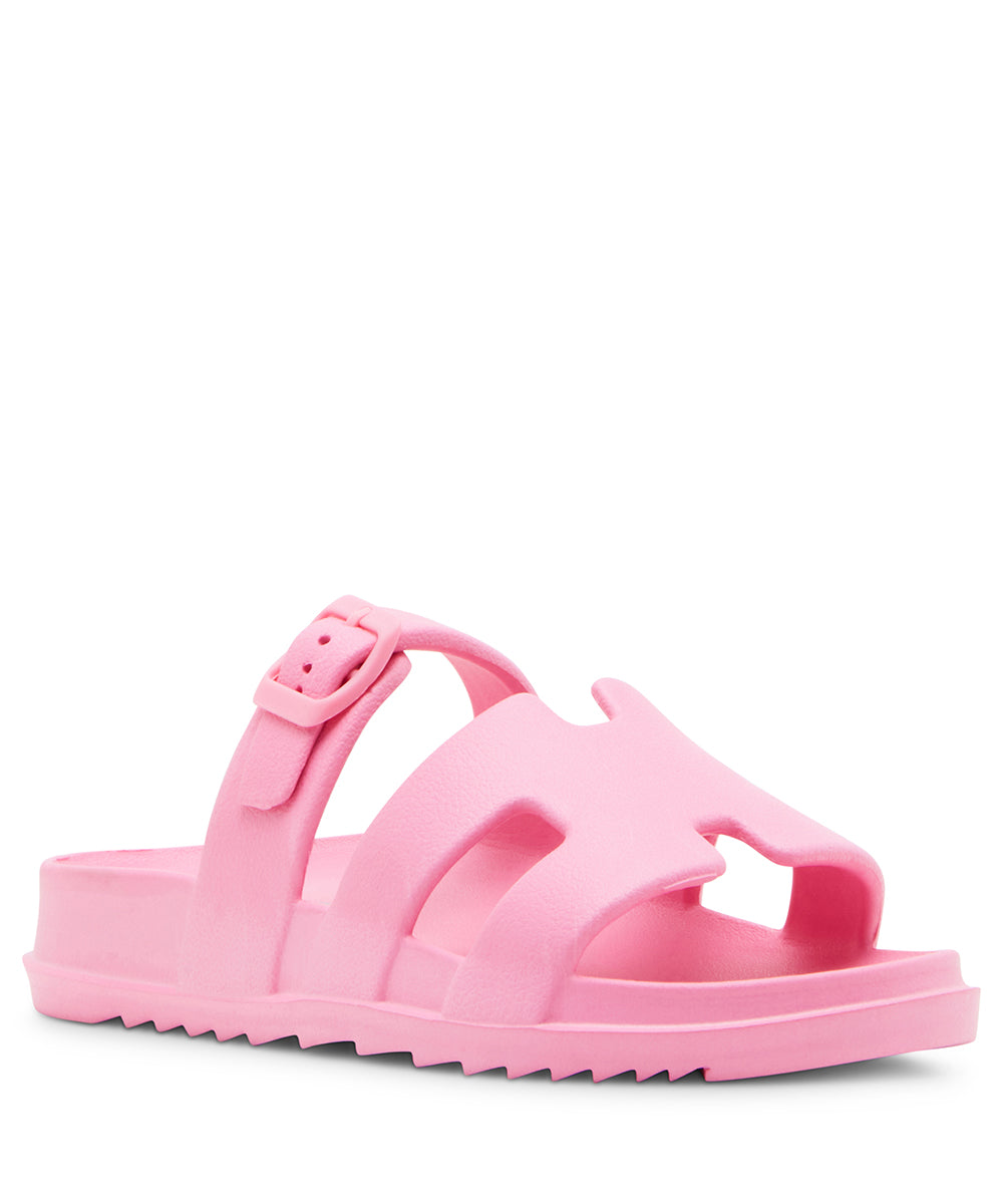 DARLIING HOT PINK FLAT SANDALS