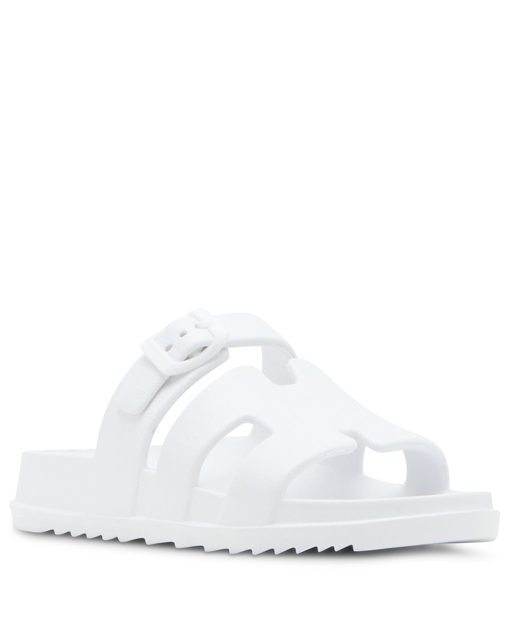 Darling Women's White Flat Sandals