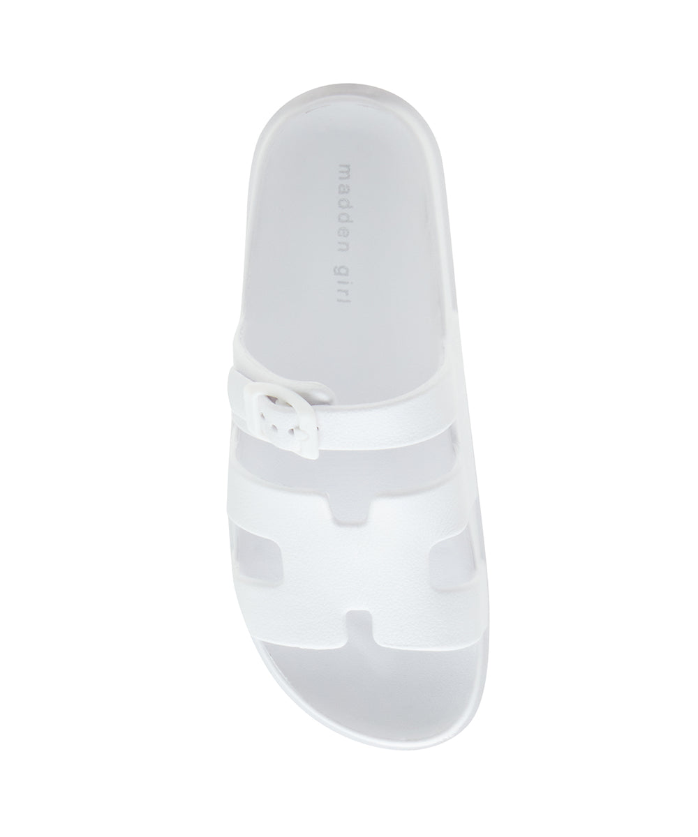 Darling Women's White Flat Sandals - view 6