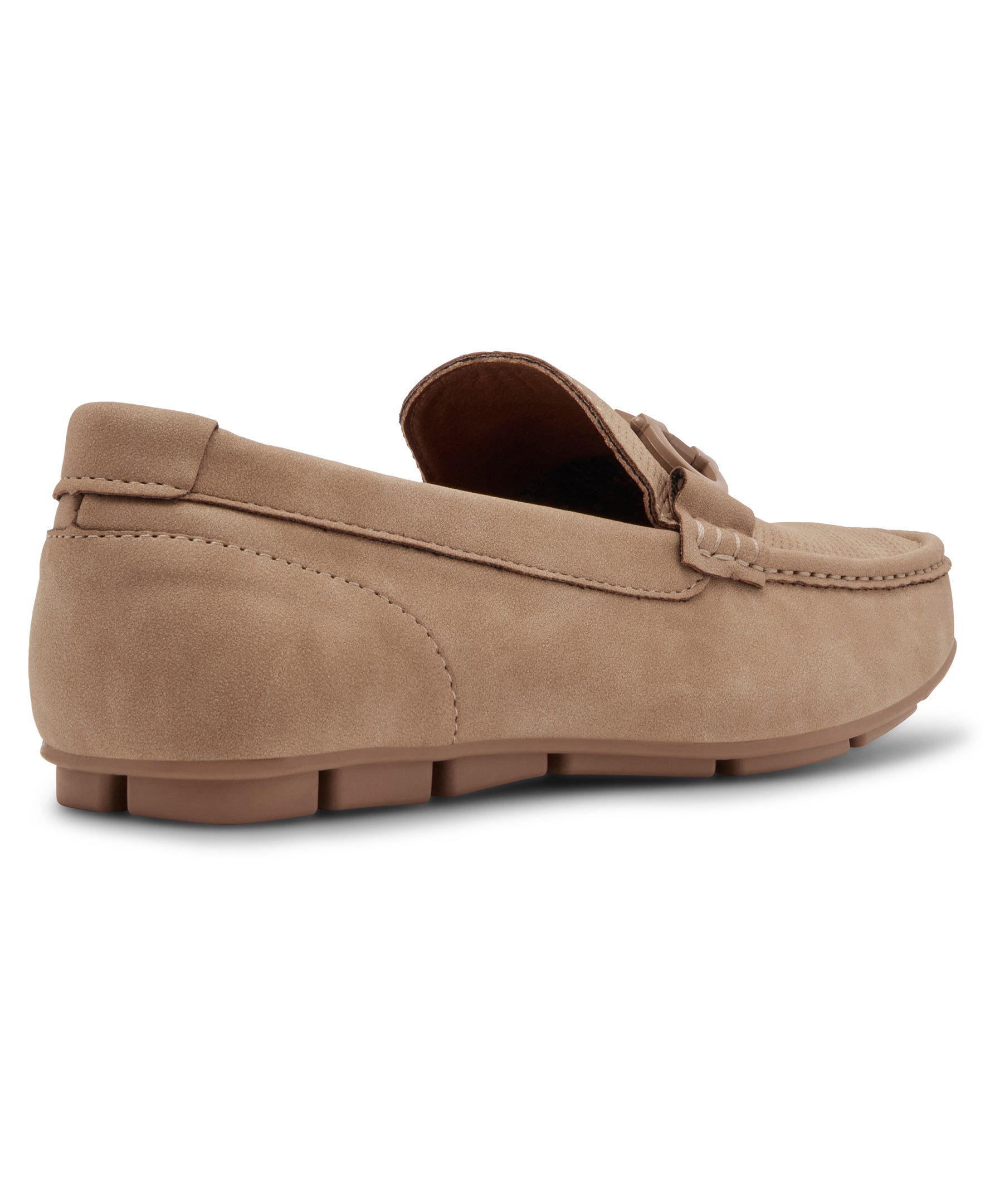 M-SEALLO TAUPE SUEDE LOAFERS & MOCCASSINS
