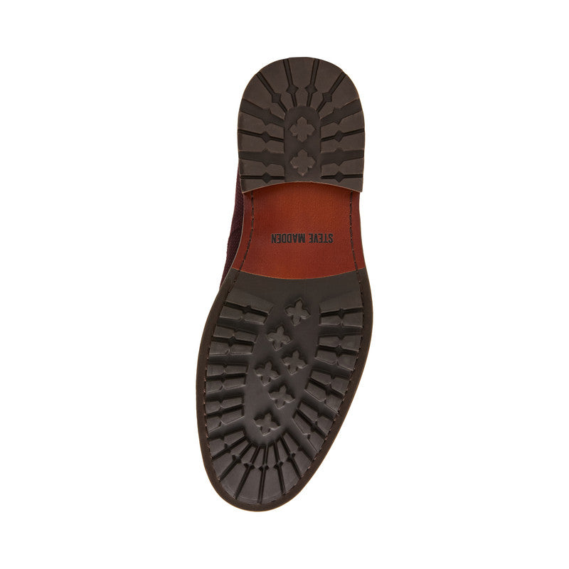 Steve Madden Maelix Men's Tan Suede Boots - rear view