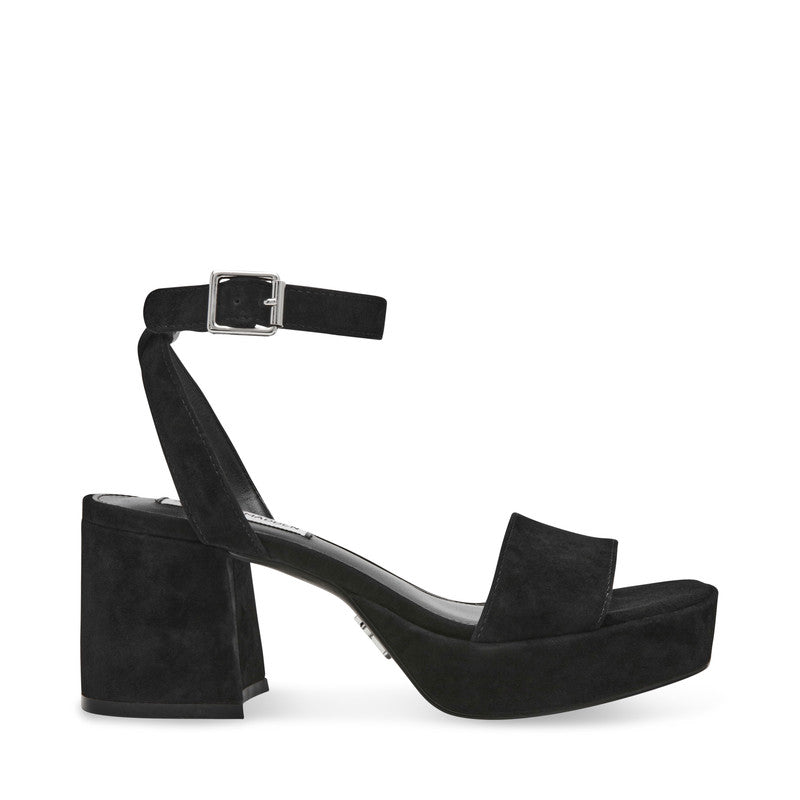 Mercerr Black Women's Heeled Sandals - view 5