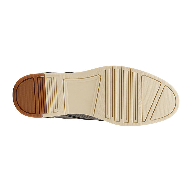Steve Madden Mlanning Men's Grey Nubuck Lace-Up Shoes - outsole view