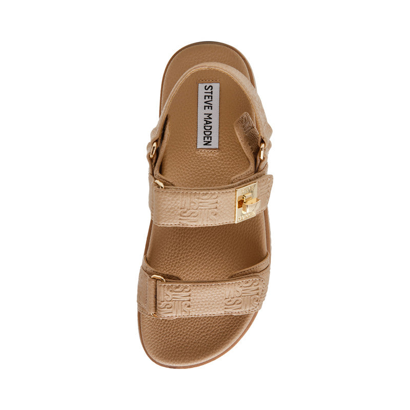 Mona-Sm Light Brown Women's Flat-Casual Sandals - view 6