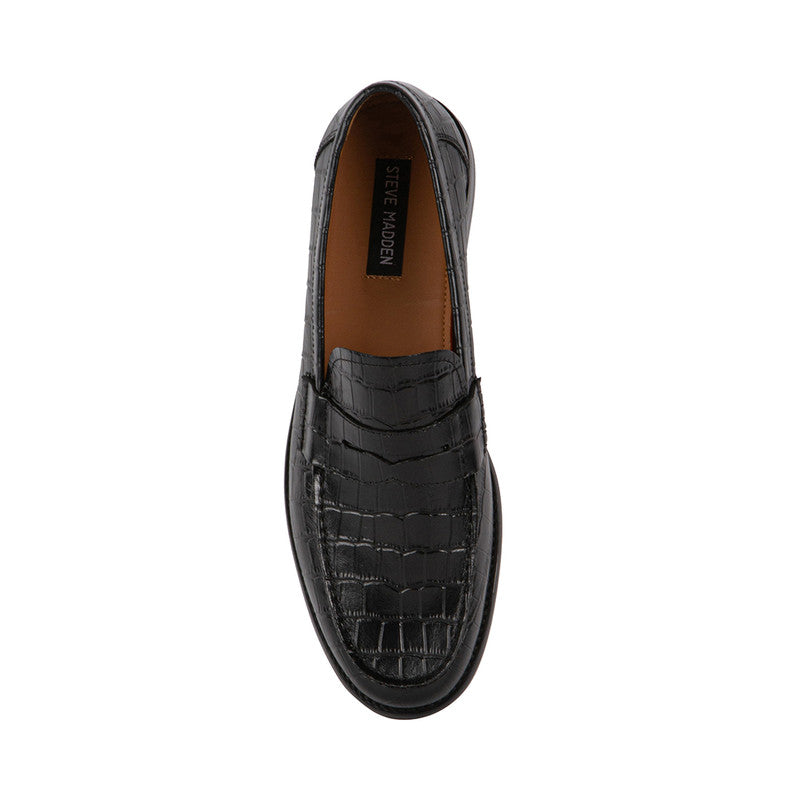 MURRAY BLACK LOAFERS & MOCCASSINS