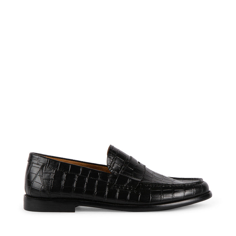 MURRAY BLACK LOAFERS & MOCCASSINS
