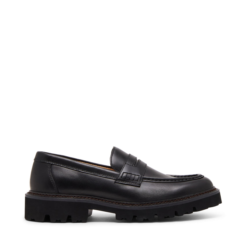 NOORDIN BLACK LOAFERS & MOCCASSINS