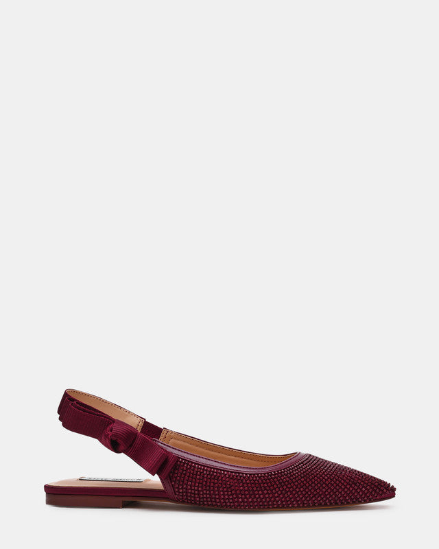 Olyvia-B Wine Women's Flat-Evening Shoes
