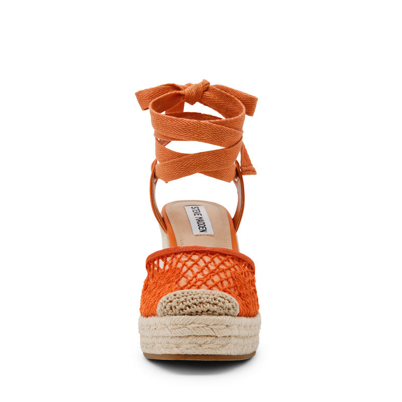 Osborn Dark Orange Women's Wedge Sandals - view 4