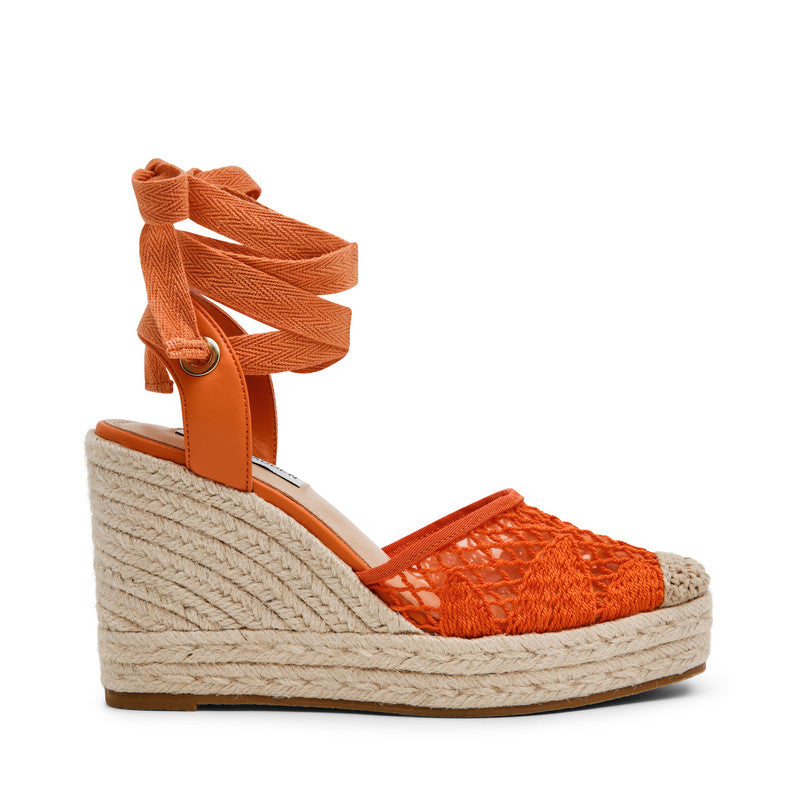Osborn Dark Orange Women's Wedge Sandals - view 5