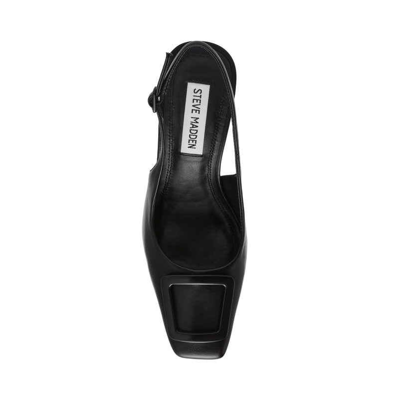 Parisian Women's Black Leather Heels - view 3