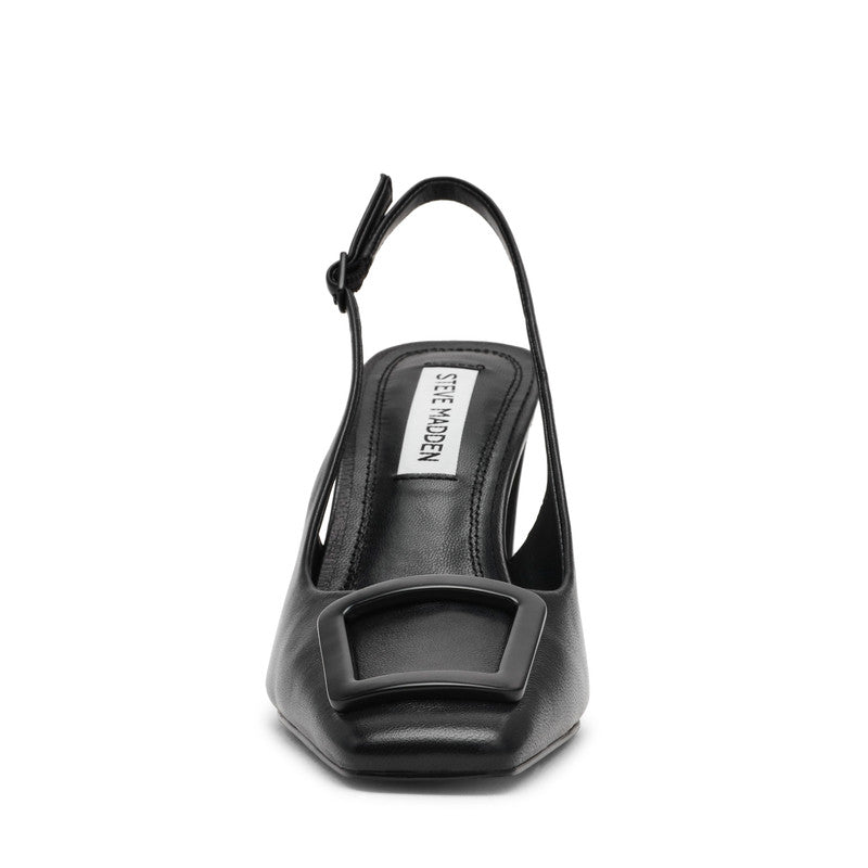 Parisian Women's Black Leather Heels - view 4