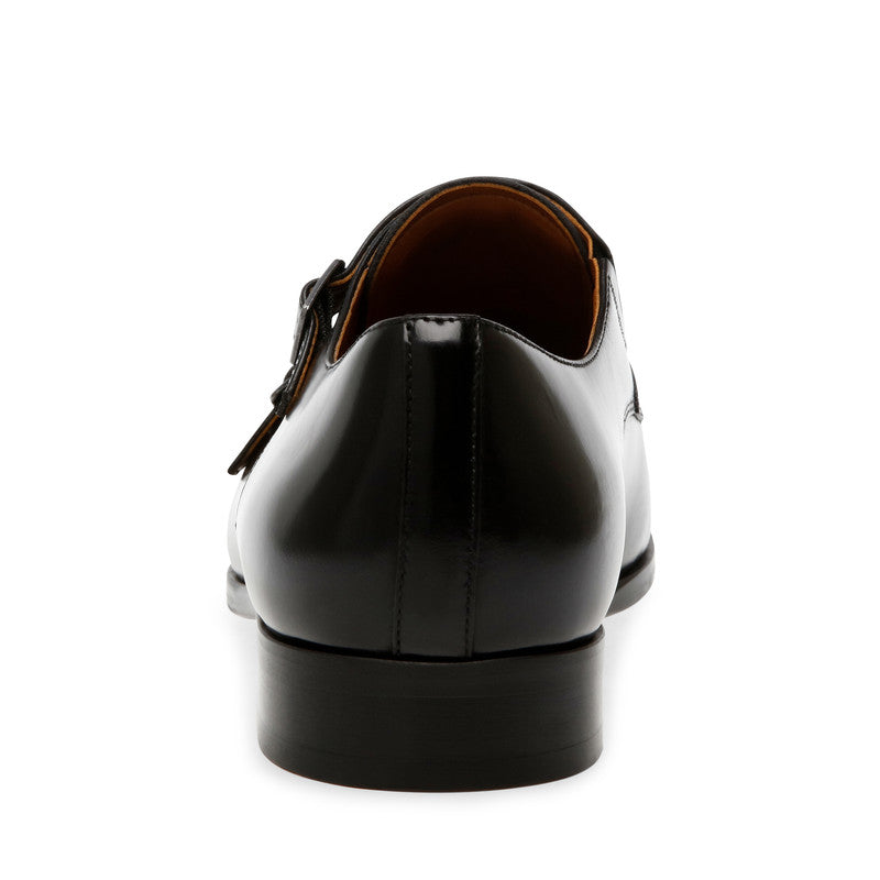 Steve Madden Perry Men's Black Dress Shoes - rear view