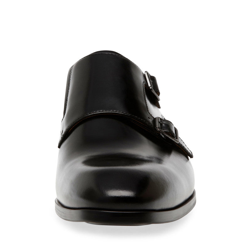 Steve Madden Perry Men's Black Dress Shoes - front view