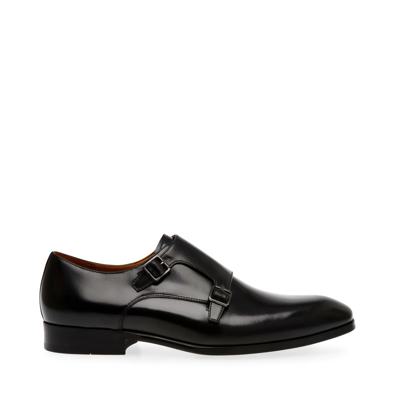 Steve Madden Perry Men's Black Dress Shoes - side profile - view 6
