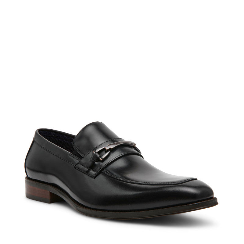 Pontor Black Men's Slip On Dress Shoes