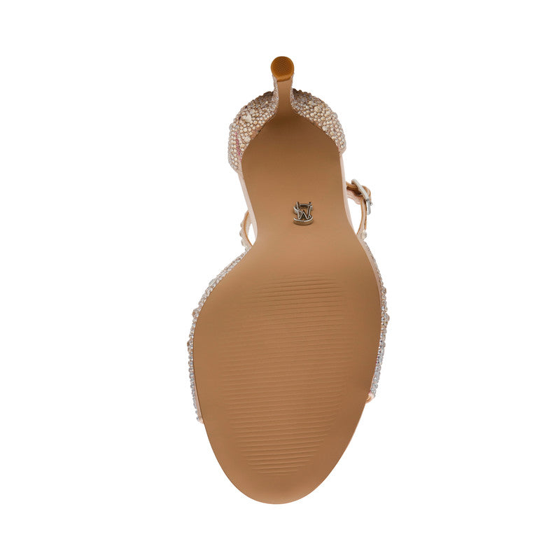 Steve Madden Raquelle Women's Champagne Heeled Sandals - outsole view