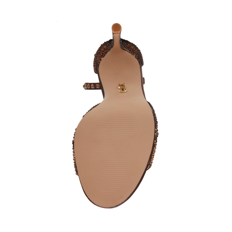 Steve Madden Raquelle Women's Brown & Bronze Heeled Sandals - outsole view