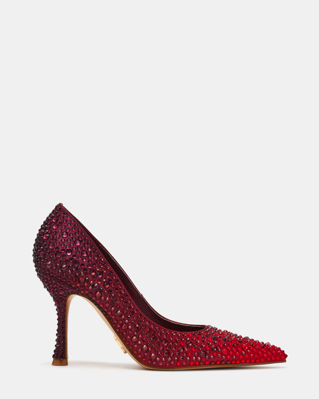 Steve Madden Reframe Women's Wine Pumps - side profile