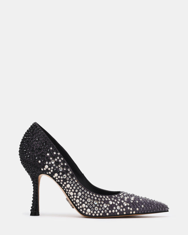 Steve Madden Reframe Women's Black Pumps - side profile
