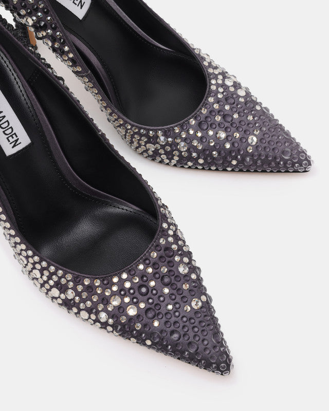 Steve Madden Reframe Women's Black Pumps - toe detail close-up - view 3