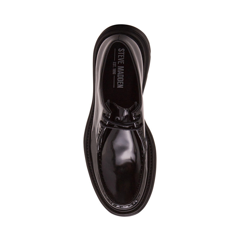 Reice Men's Black Pebble Formal Shoes
