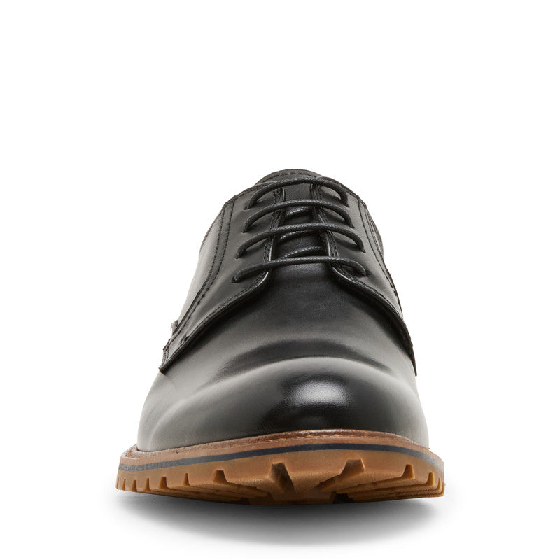 Steve Madden Rooken Men's Black Formal Shoes - front view