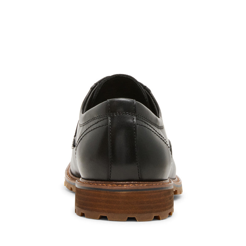 Steve Madden Rooken Men's Black Formal Shoes - rear view