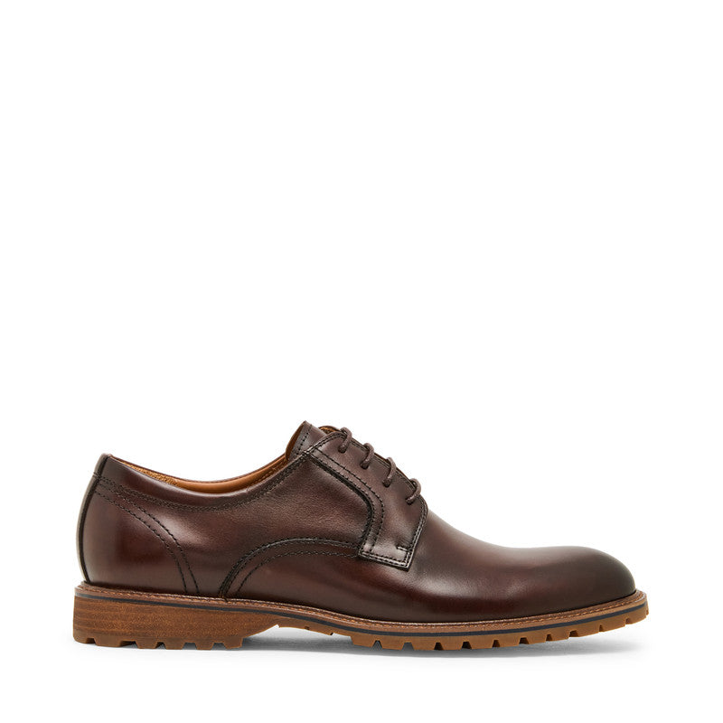 Steve Madden Rooken Men's Brown Moccasins - outer side profile - view 3