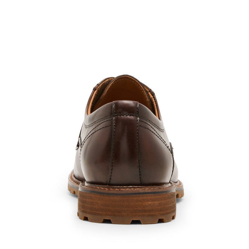 Steve Madden Rooken Men's Brown Moccasins - rear view