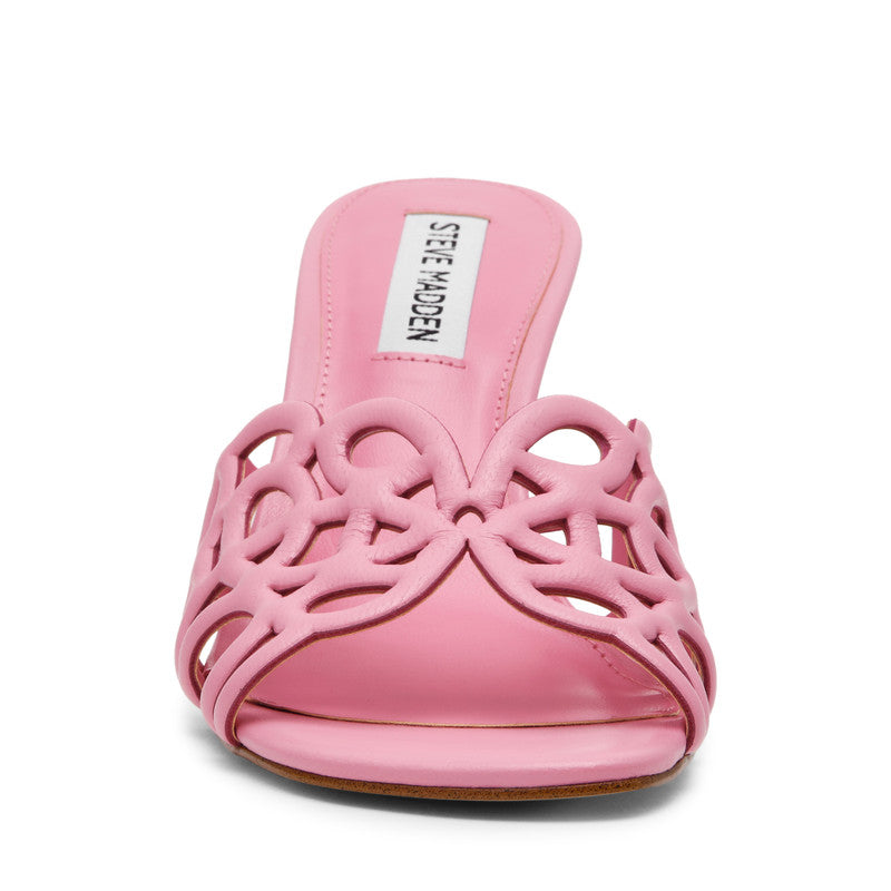 Steve Madden Seesaw Women's Pink Heeled Sandals - front view