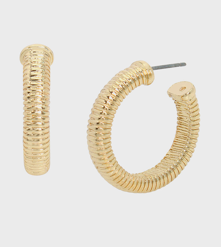 OMEGA SMALL HOOP GOLD JEWELLERY