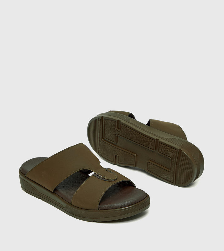 Green Men's Comfort Sandals - view 5