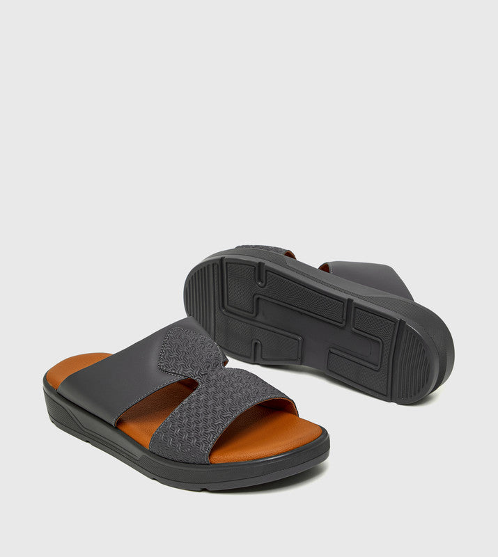 Grey Men's Comfort Sandals - view 5